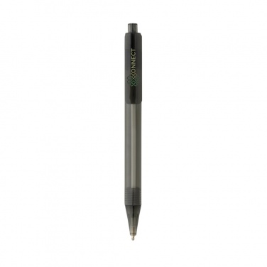 Logo trade promotional products image of: GRS RPET X8 transparent pen
