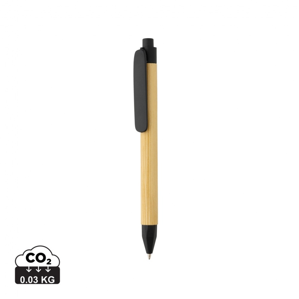 Logotrade advertising product picture of: Write responsible recycled paper barrel pen