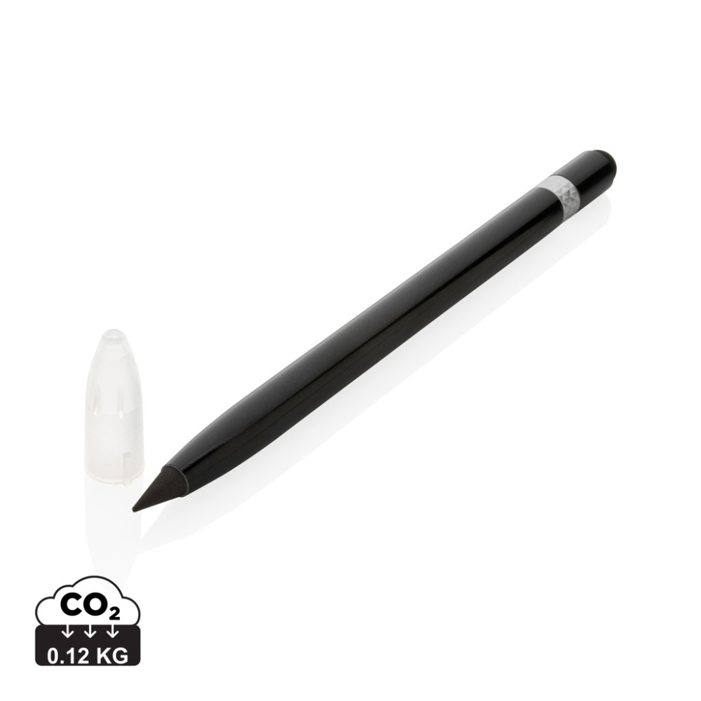 Logotrade business gift image of: Aluminum inkless pen with eraser