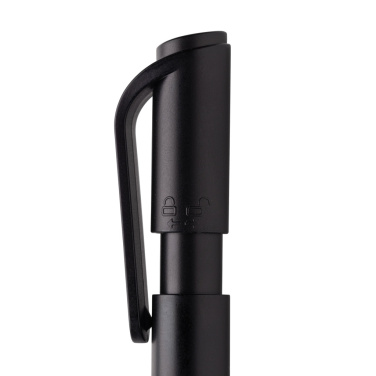 Logo trade advertising products picture of: TwistLock GRS certified recycled ABS pen