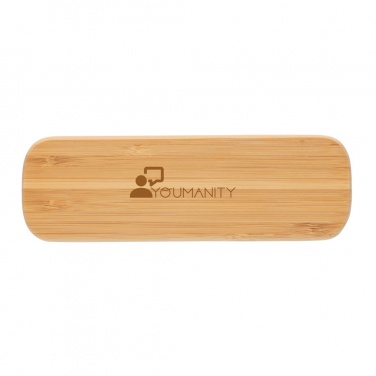 Logo trade promotional item photo of: Bamboo pen in box