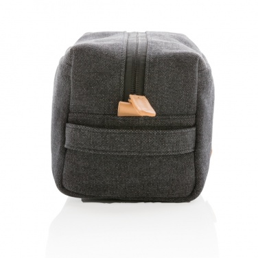 Logotrade promotional merchandise picture of: Canvas toiletry bag PVC free