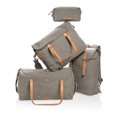 Logo trade advertising products picture of: Canvas laptop bag PVC free