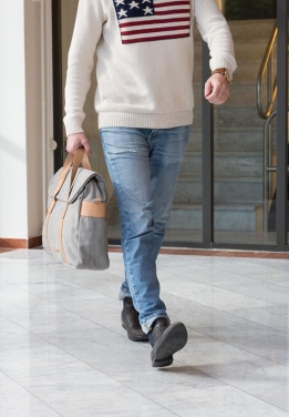 Logo trade promotional product photo of: Canvas laptop bag PVC free