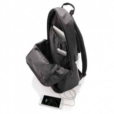 Logotrade business gift image of: Power USB laptop backpack