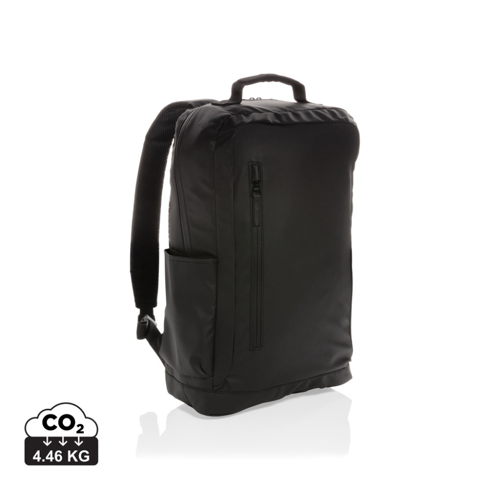 Logotrade advertising product image of: Fashion black 15.6" laptop backpack PVC free