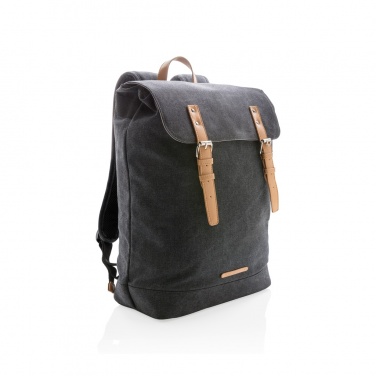 Logotrade promotional merchandise image of: Canvas laptop backpack PVC free