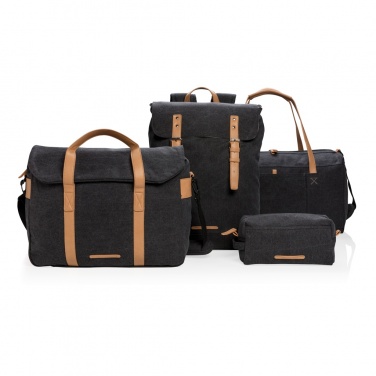 Logo trade promotional items picture of: Canvas travel/weekend bag PVC free