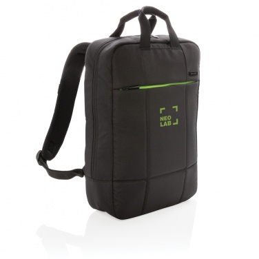 Logo trade business gift photo of: Soho business RPET 15.6" laptop backpack PVC free