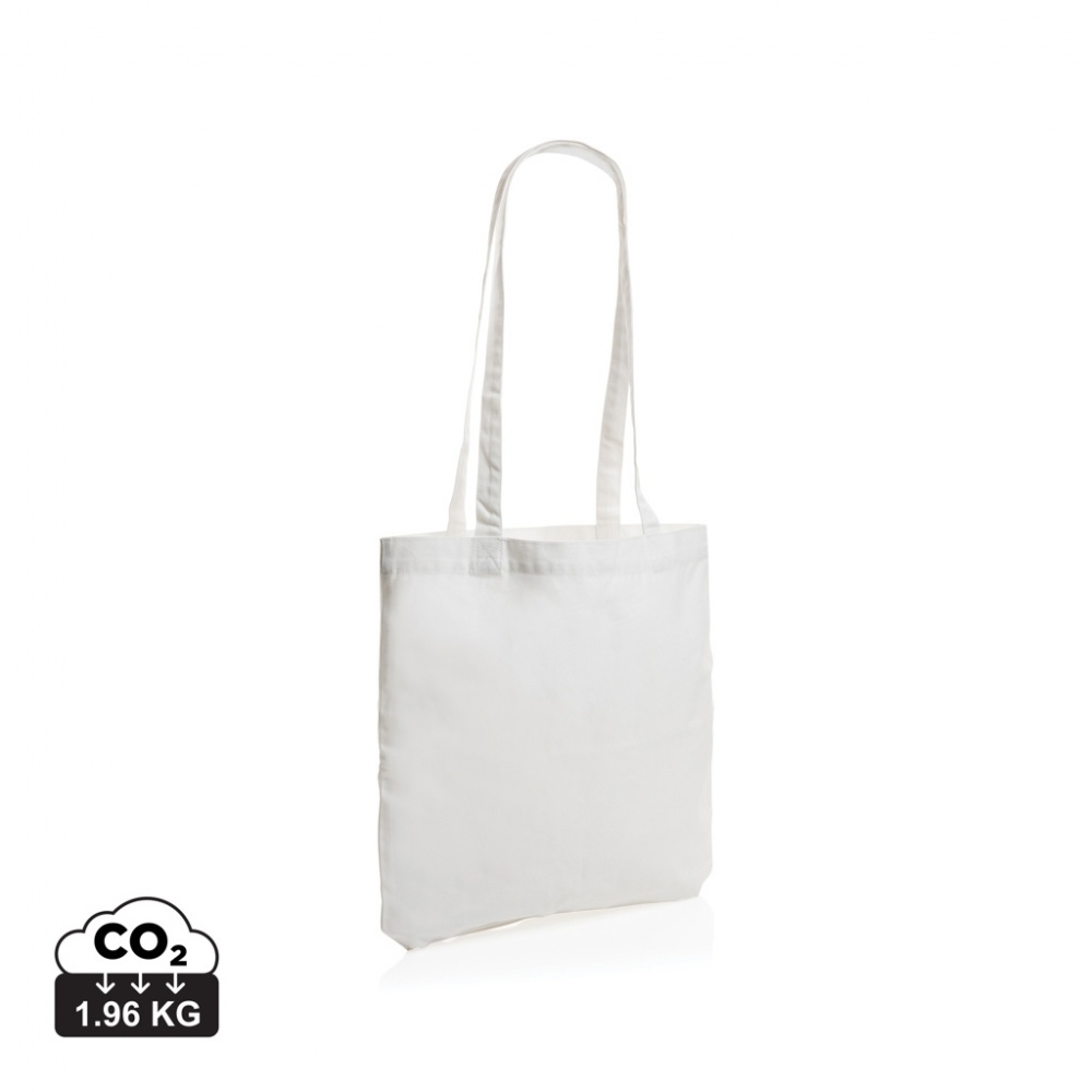 Logo trade corporate gifts image of: Impact AWARE™ recycled cotton tote 330 gsm