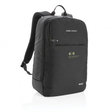 Logo trade promotional products picture of: Swiss Peak laptop backpack with UV-C steriliser pocket
