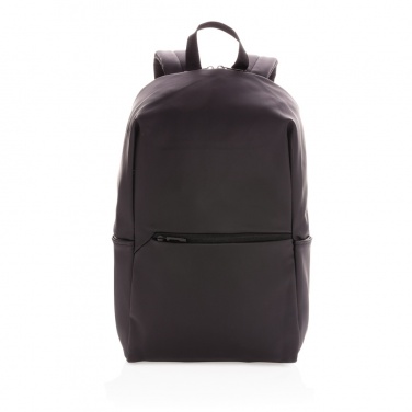 Logotrade promotional merchandise photo of: Smooth PU 15.6"laptop backpack