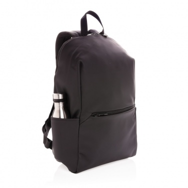 Logo trade promotional gifts image of: Smooth PU 15.6"laptop backpack