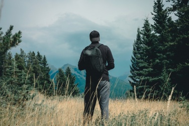 Logotrade promotional merchandise picture of: Swiss Peak AWARE™ RPET 15.6 inch day pack