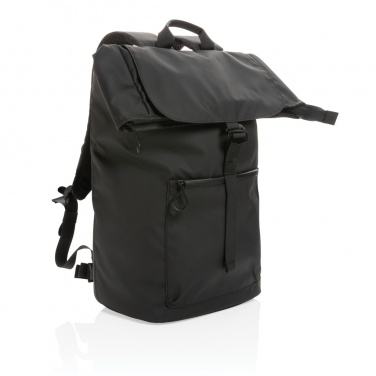 Logo trade advertising product photo of: Impact AWARE™ RPET water resistant 15.6" laptop backpack