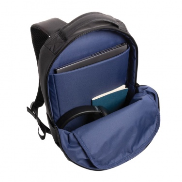 Logo trade business gift photo of: Swiss Peak Brooke AWARE™ RPET daily 15.6" laptop backpack