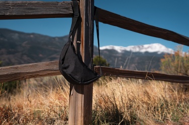 Logotrade advertising products photo of: Crescent AWARE™ RPET half moon sling bag