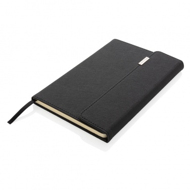 Logo trade corporate gift photo of: Swiss Peak deluxe A5 notebook and pen set