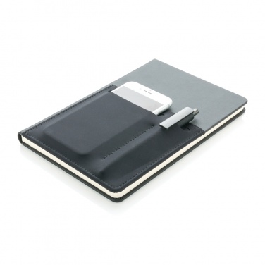 Logotrade promotional merchandise picture of: A5 Deluxe notebook with smart pockets