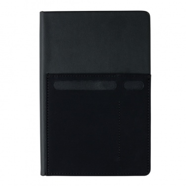 Logotrade advertising products photo of: A5 Deluxe notebook with smart pockets