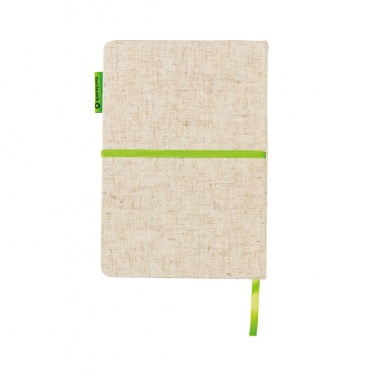 Logotrade promotional product image of: A5 jute notebook
