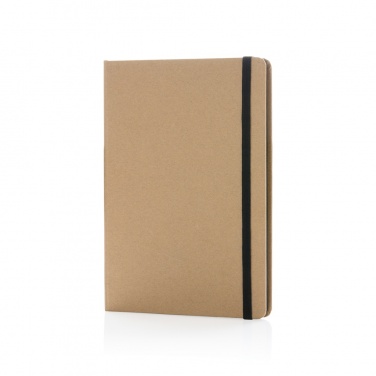 Logo trade advertising products picture of: A5 kraft notebook