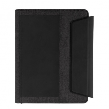 Logotrade corporate gift image of: Fiko wireless charging A5 portfolio with powerbank