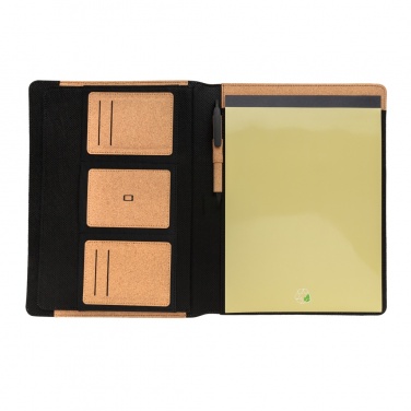 Logotrade promotional product picture of: Deluxe cork portfolio A4 with pen
