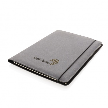 Logo trade promotional gifts image of: Recycled leather A4 portfolio