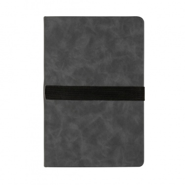 Logotrade promotional items photo of: Deluxe hardcover PU notebook A5 with phone and pen holder