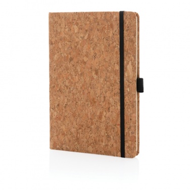 Logo trade advertising products picture of: Cork hardcover notebook A5