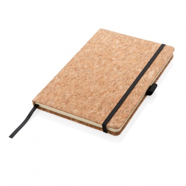 Logo trade promotional gifts picture of: Cork hardcover notebook A5