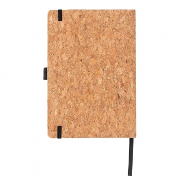 Logo trade promotional giveaway photo of: Cork hardcover notebook A5
