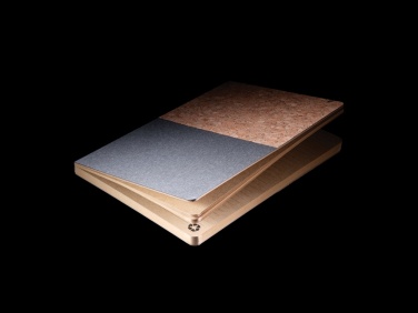 Logotrade advertising products photo of: A5 cork & kraft notebook