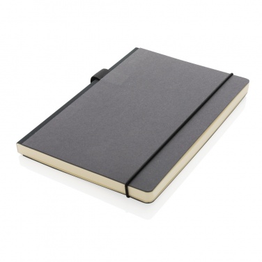 Logo trade promotional giveaways image of: A5 deluxe kraft hardcover notebook