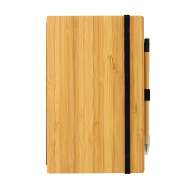 Logotrade business gift image of: Bamboo notebook and infinity pencil set
