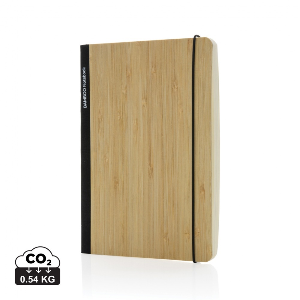 Logotrade promotional item image of: Scribe bamboo A5 Notebook