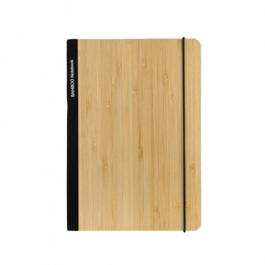 Logo trade business gifts image of: Scribe bamboo A5 Notebook