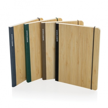 Logo trade corporate gift photo of: Scribe bamboo A5 Notebook