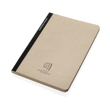 Logotrade promotional item image of: Stylo Sugarcane paper A5 Notebook