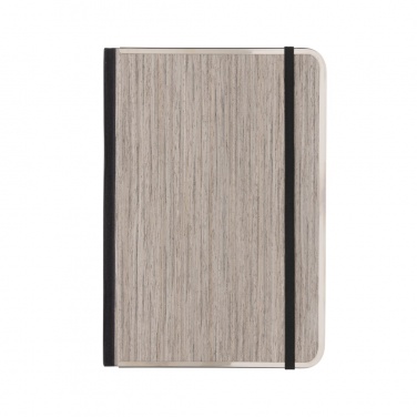 Logotrade promotional giveaway image of: Treeline A5 wooden cover deluxe notebook