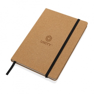 Logo trade promotional giveaway photo of: Stoneleaf A5 cork and stonepaper notebook