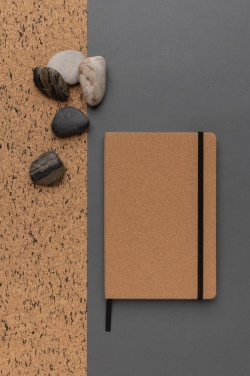 Logotrade promotional product picture of: Stoneleaf A5 cork and stonepaper notebook