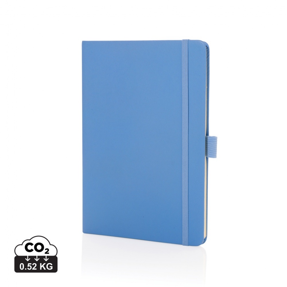 Logo trade promotional item photo of: Sam A5 RCS certified bonded leather classic notebook