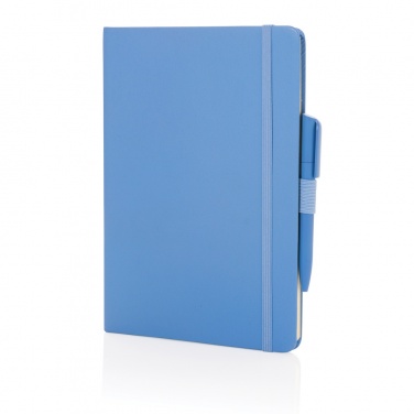Logo trade promotional product photo of: Sam A5 RCS certified bonded leather classic notebook