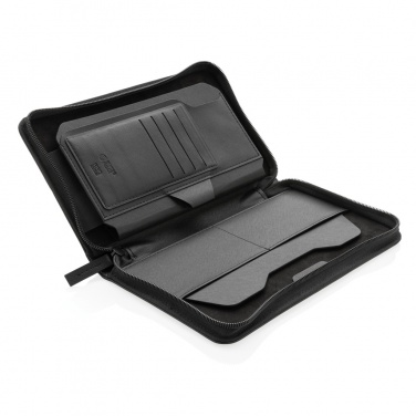 Logo trade promotional merchandise image of: Swiss Peak Heritage RCS rPU RFID travel wallet