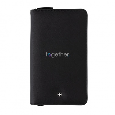 Logo trade promotional item photo of: Swiss Peak Heritage RCS rPU RFID travel wallet