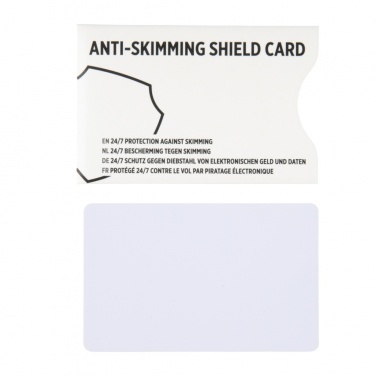 Logo trade advertising products picture of: Anti-skimming RFID shield card with active jamming chip