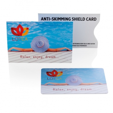 Logotrade promotional items photo of: Anti-skimming RFID shield card with active jamming chip