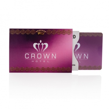 Logo trade promotional merchandise photo of: Anti-skimming RFID shield card with active jamming chip